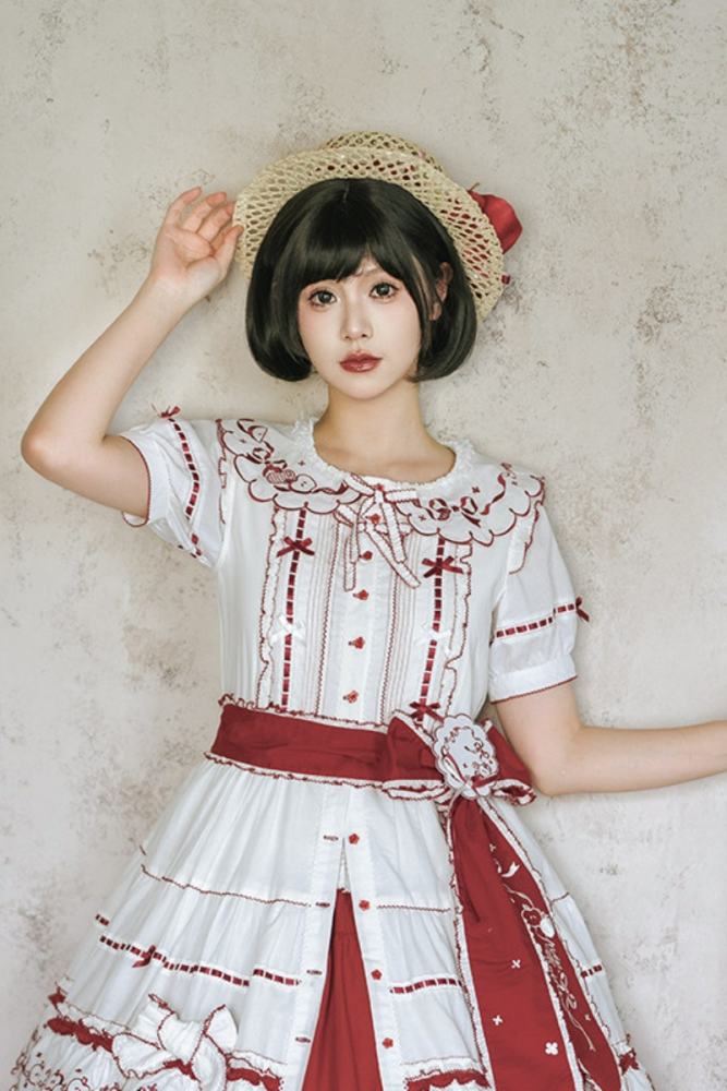 Miss Point ~Four Seasons Orchard~ Country Lolita Cotton OP and Skirt