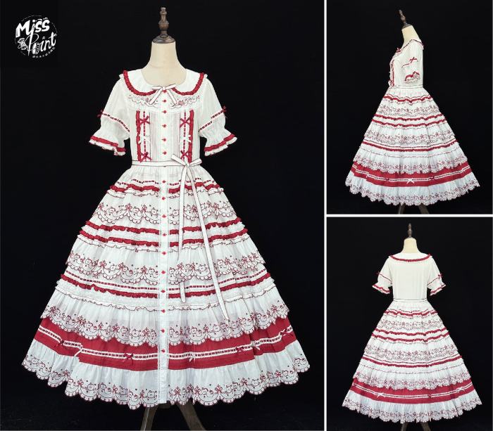 Miss Point ~Four Seasons Orchard~ Country Lolita Cotton OP and Skirt