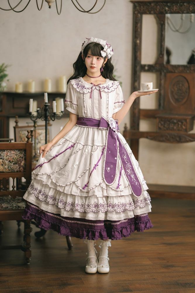 Miss Point ~Four Seasons Orchard~ Country Lolita Cotton OP and Skirt