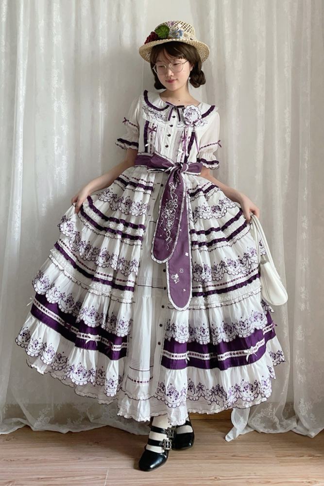 Miss Point ~Four Seasons Orchard~ Country Lolita Cotton OP and Skirt