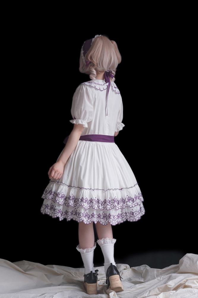 Miss Point ~Four Seasons Orchard~ Country Lolita Cotton Front Opening JSK and Low Waist OP