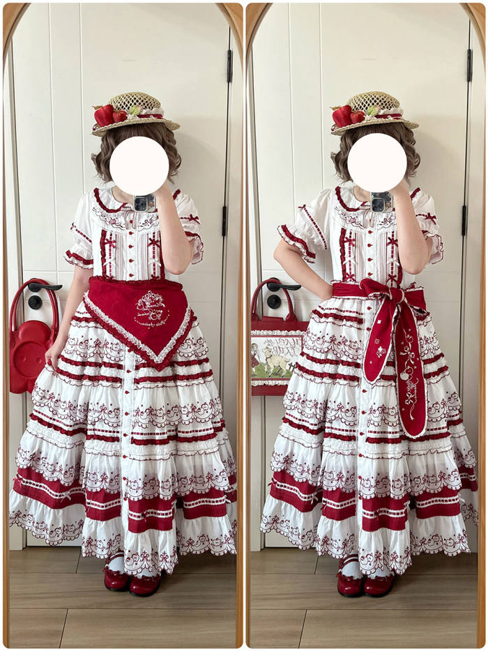 Miss Point ~Four Seasons Orchard~ Country Lolita Cotton OP and Skirt