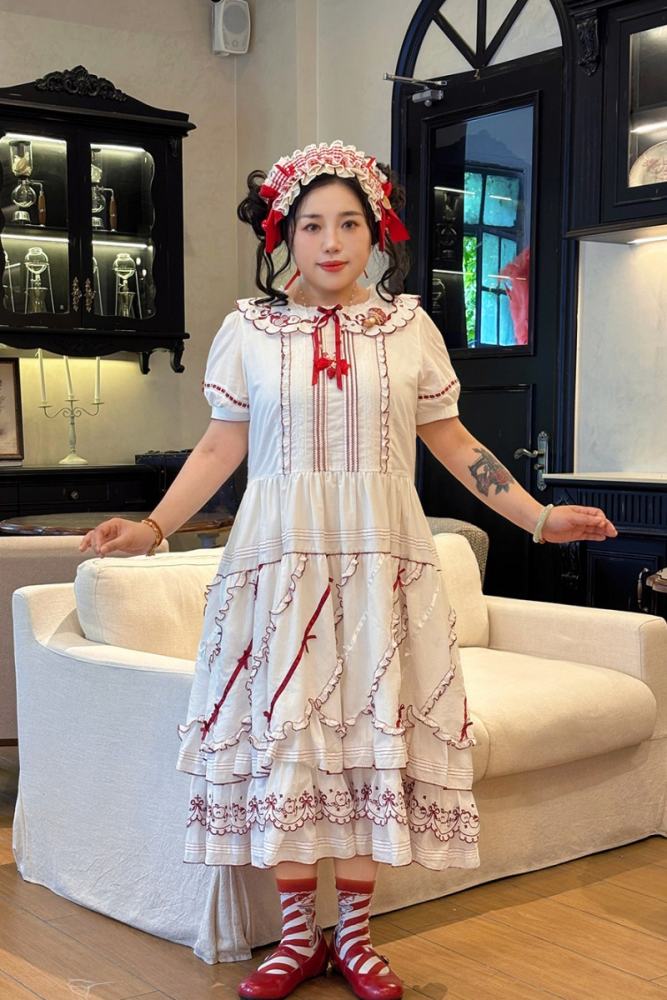 Miss Point ~Four Seasons Orchard~ Country Lolita Cotton OP and Skirt