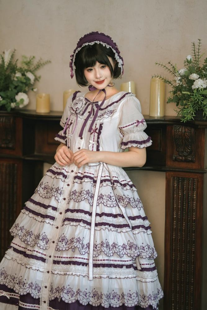 Miss Point ~Four Seasons Orchard~ Country Lolita Cotton OP and Skirt