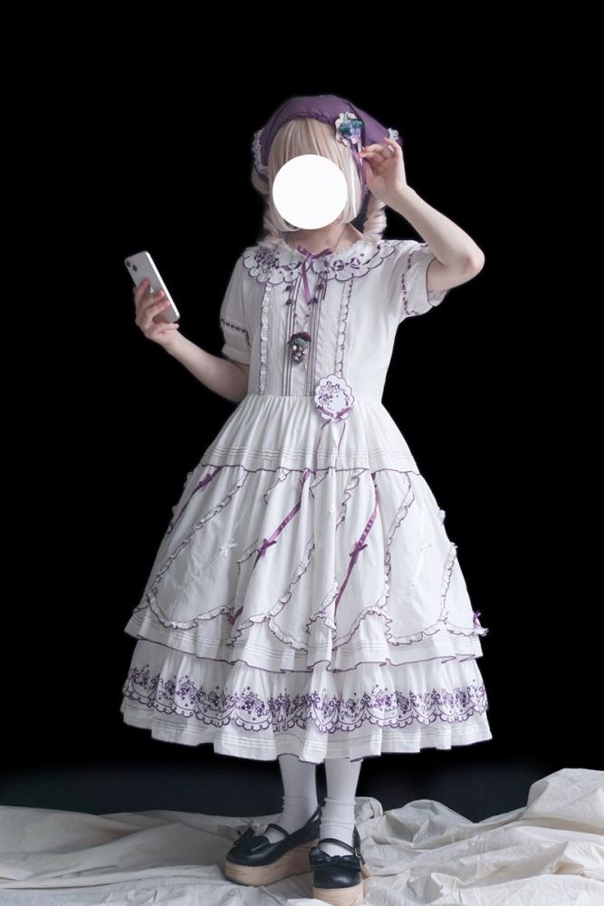 Miss Point ~Four Seasons Orchard~ Country Lolita Cotton OP and Skirt