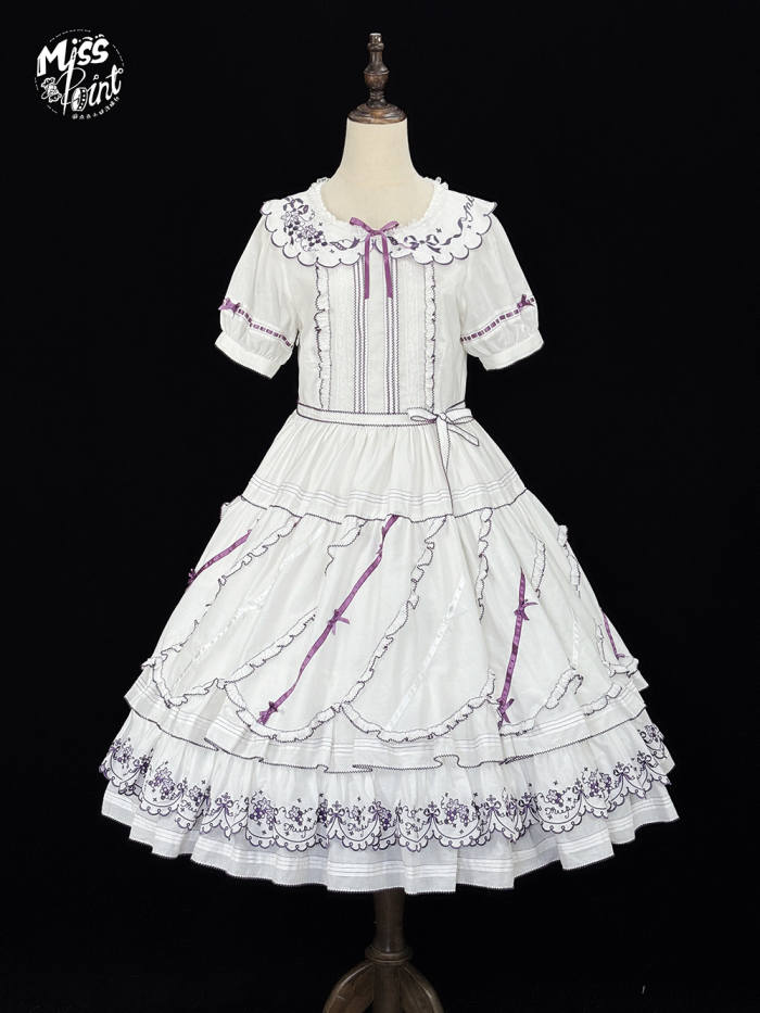Miss Point ~Four Seasons Orchard~ Country Lolita Cotton OP and Skirt