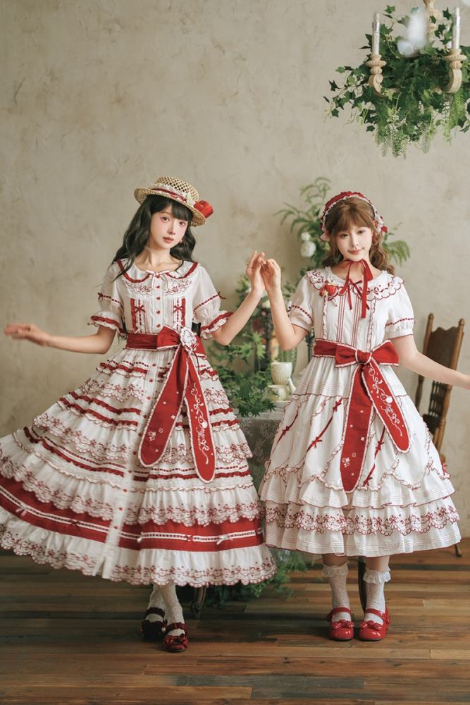 Miss Point ~Four Seasons Orchard~ Country Lolita Cotton OP and Skirt