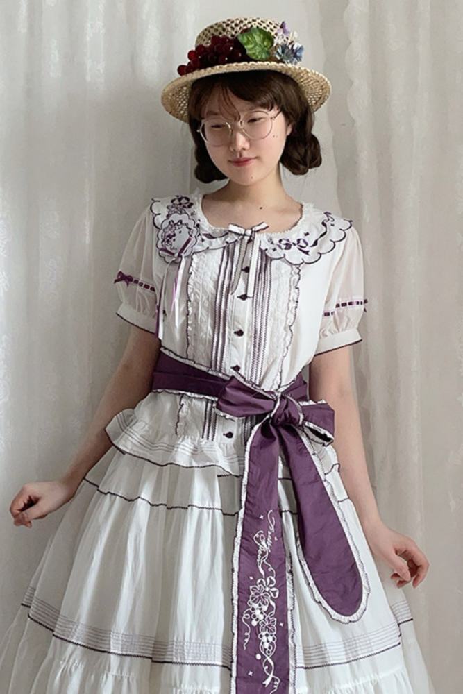 Miss Point ~Four Seasons Orchard~ Country Lolita Cotton OP and Skirt