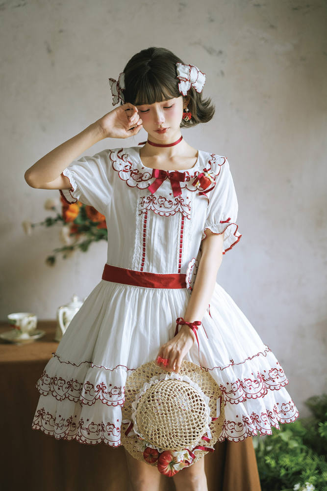 Miss Point ~Four Seasons Orchard~ Lolita Brooch Belt and Headdress
