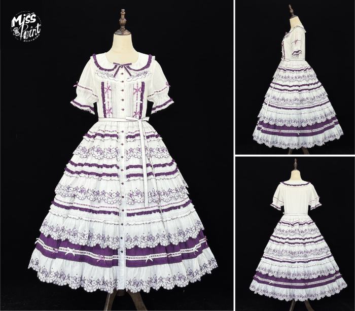 Miss Point ~Four Seasons Orchard~ Country Lolita Cotton OP and Skirt