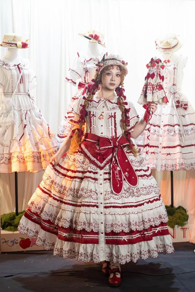 Miss Point ~Four Seasons Orchard~ Country Lolita Cotton OP and Skirt