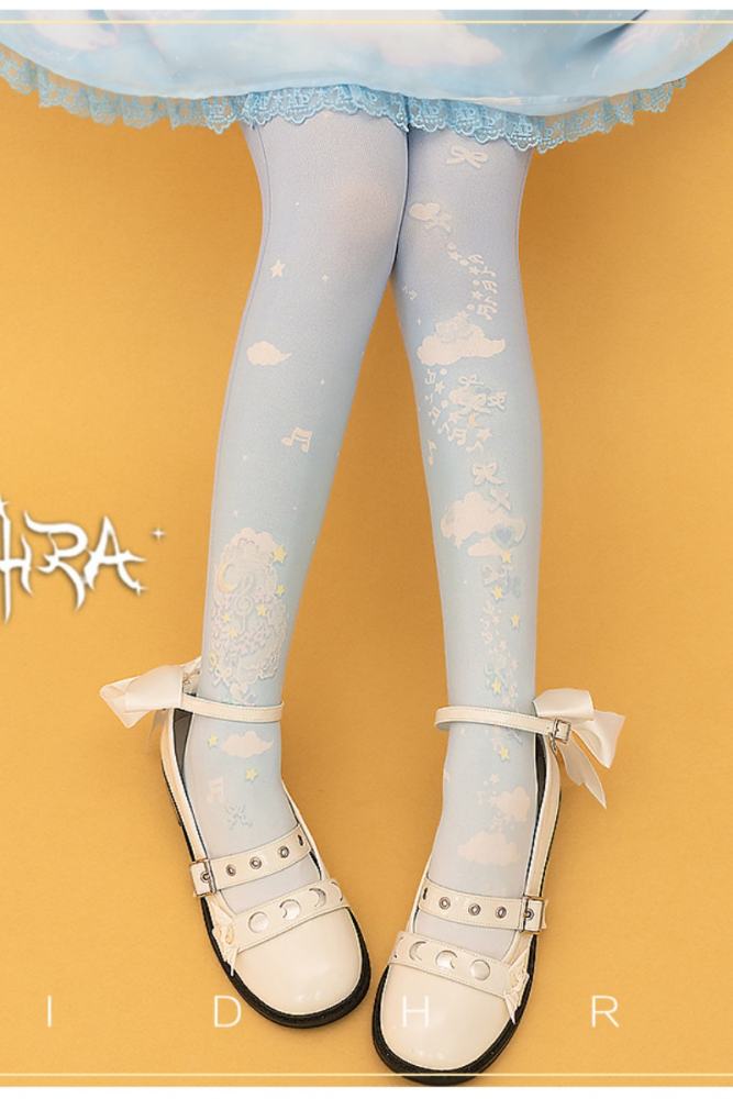 Yidhra ~Little white cloud Lolita Tights
