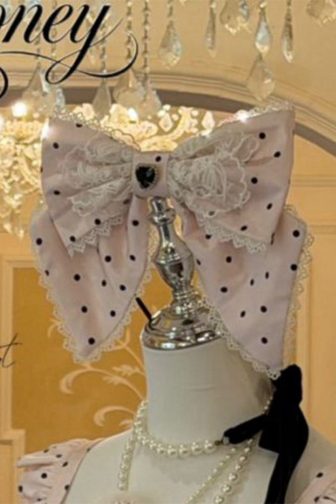 Diamond Honey Polka Dot Retro Girly Jumper Skirt