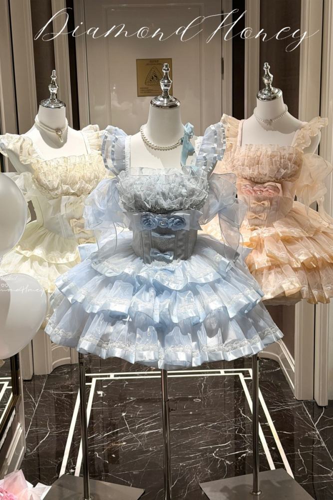 Diamond Honey ~Mousse Melody~ Ballet Style Formal Dress 3 Colors