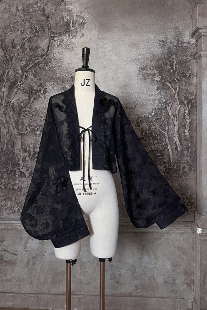 Tantuan ~Linglong Porcelain~ Hanfu Style Empire Waist JSK and Cardigan