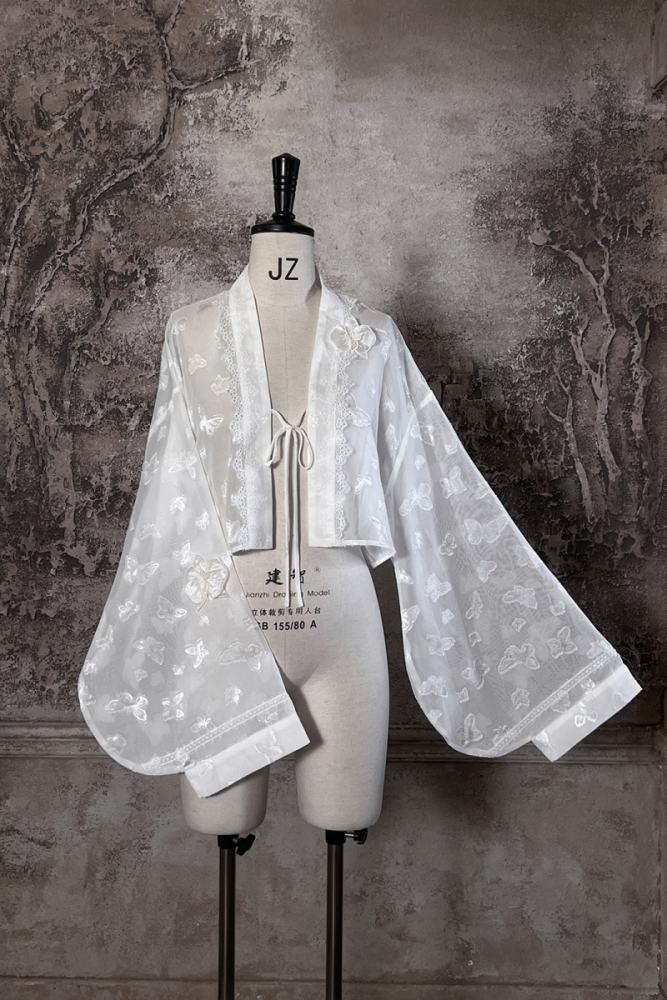 Tantuan ~Linglong Porcelain~ Hanfu Style Empire Waist JSK and Cardigan