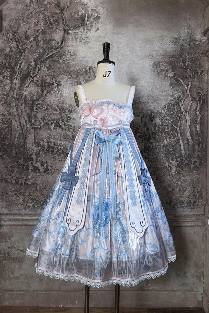 Tantuan ~Linglong Porcelain~ Hanfu Style Empire Waist JSK and Cardigan