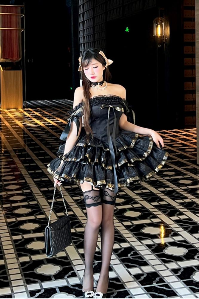 Diamond Honey ~Princess Ribbon~ Short Style Formal Dress 4 Colors