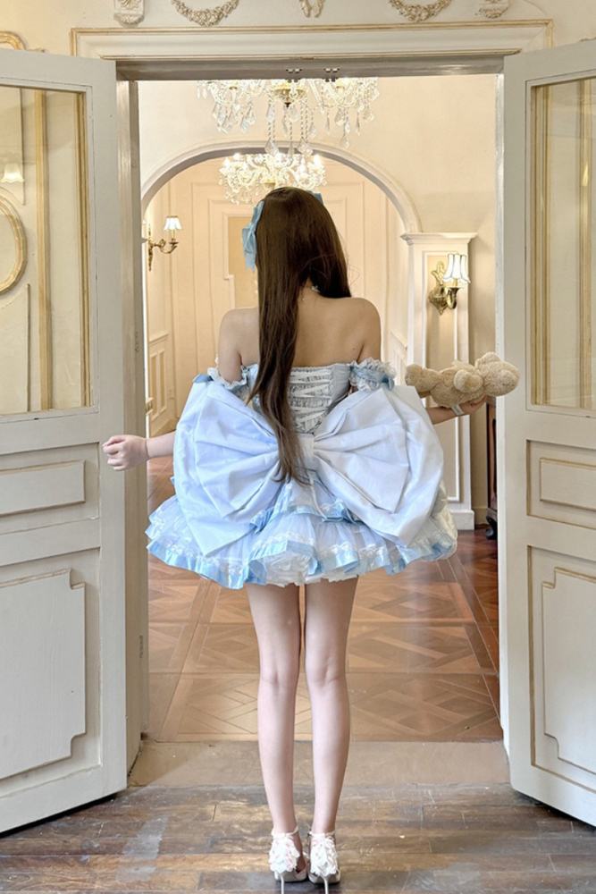Diamond Honey ~Princess Ribbon~ Short Style Formal Dress 4 Colors