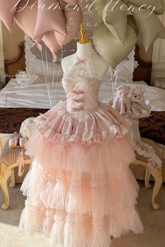 Diamond Honey Misty Pink Evening Gown Dress