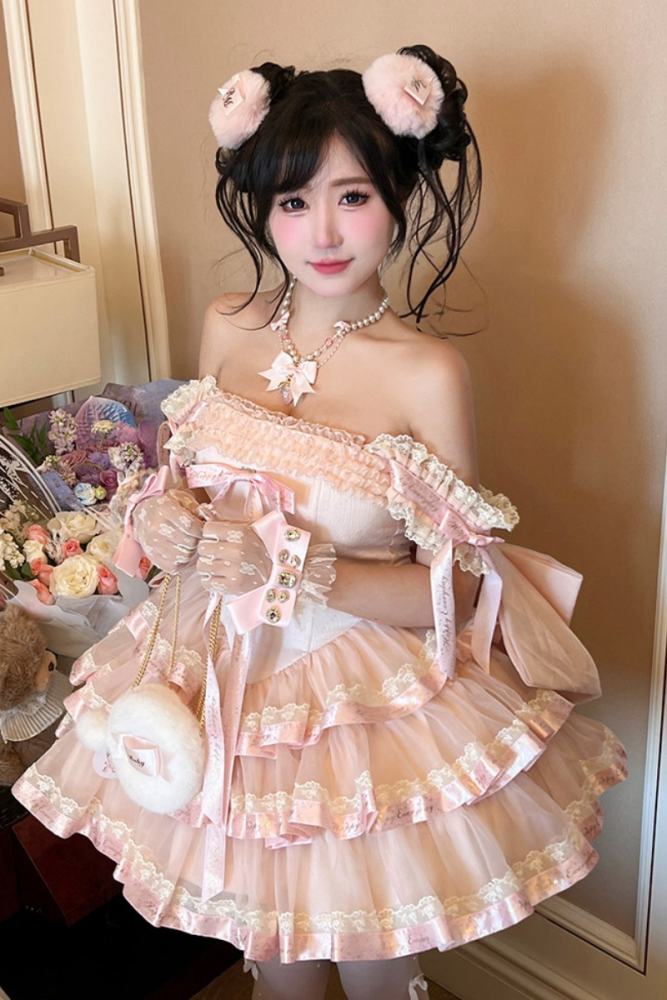 Diamond Honey ~Princess Ribbon~ Short Style Formal Dress 4 Colors