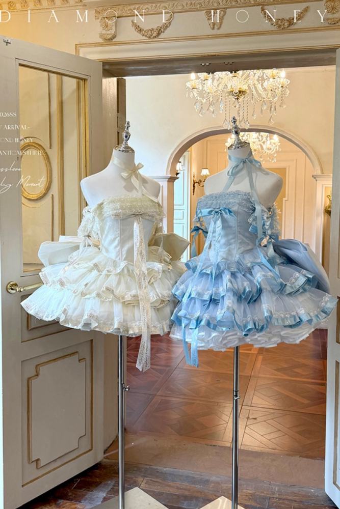 Diamond Honey ~Princess Ribbon~ Short Style Formal Dress 4 Colors