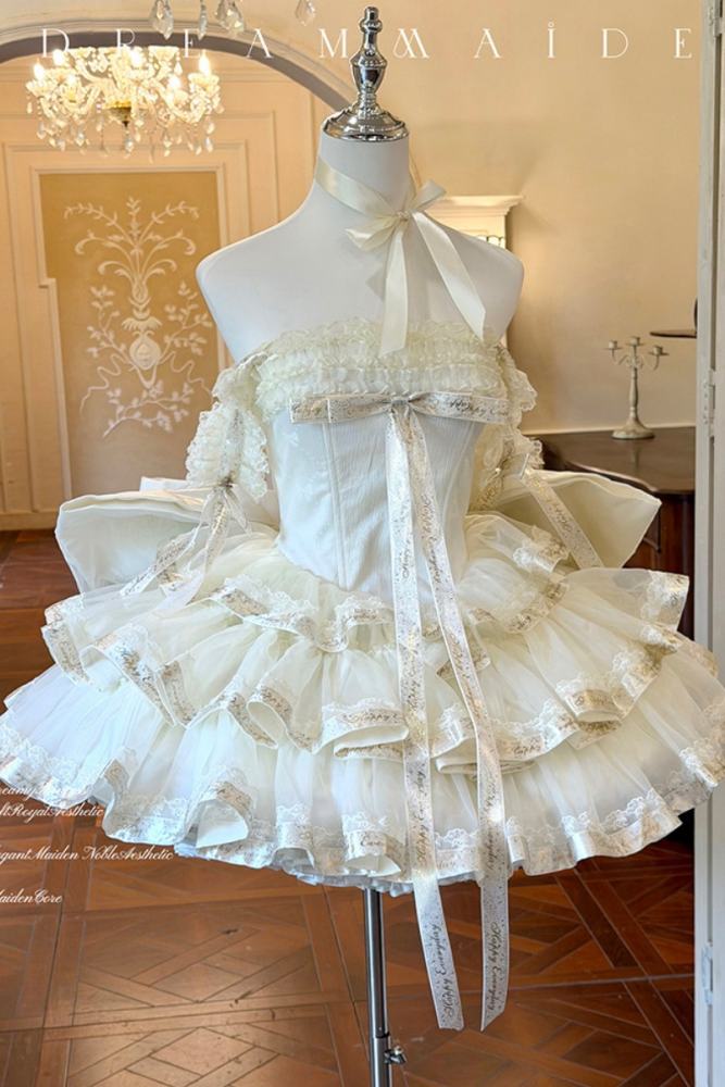 Diamond Honey ~Princess Ribbon~ Short Style Formal Dress 4 Colors