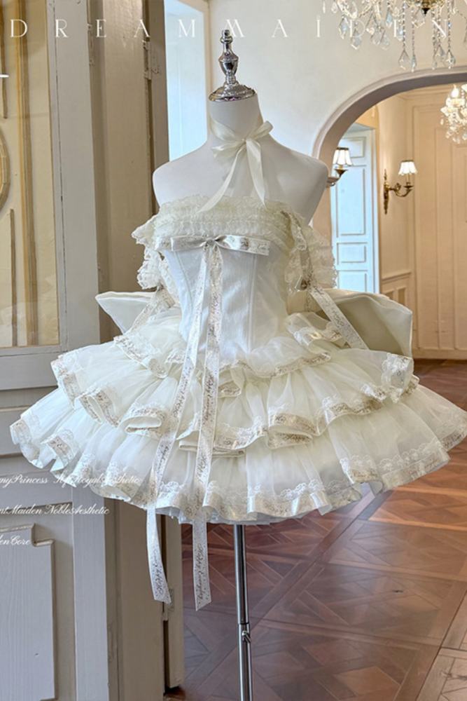 Diamond Honey ~Princess Ribbon~ Short Style Formal Dress 4 Colors