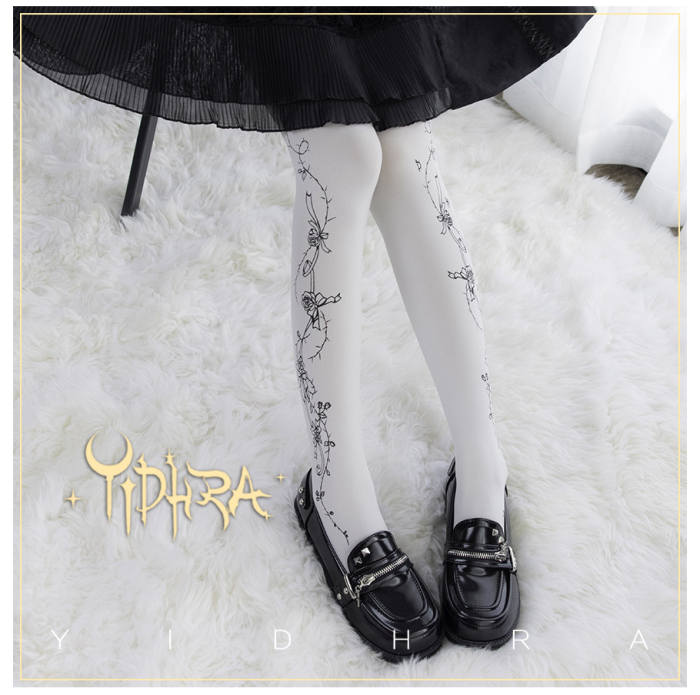 Yidhra Lolita ~Rose Princess Lolita Tights -120d