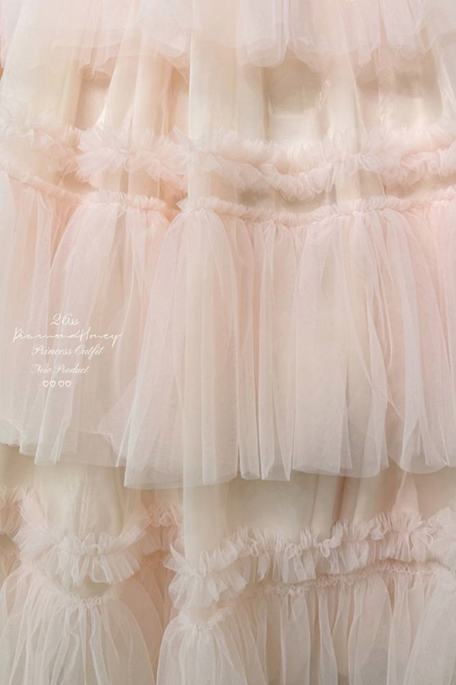 Diamond Honey Misty Pink Evening Gown Dress