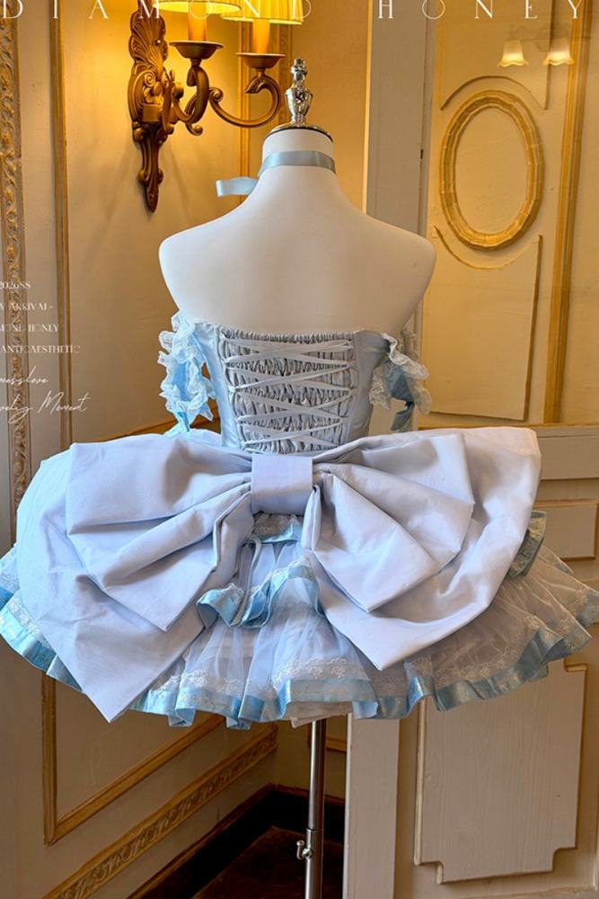 Diamond Honey ~Princess Ribbon~ Short Style Formal Dress 4 Colors