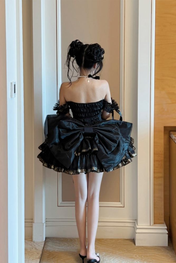 Diamond Honey ~Princess Ribbon~ Short Style Formal Dress 4 Colors