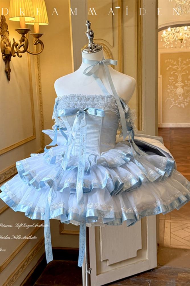 Diamond Honey ~Princess Ribbon~ Short Style Formal Dress 4 Colors