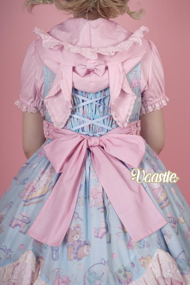 V-castle Bunny Ear Hooded Lolita Knitted Cardigan 6 Colors