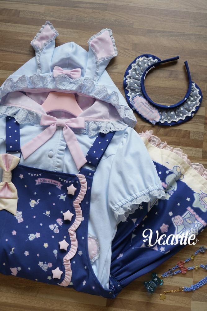 V-castle Bunny Ear Hooded Lolita Knitted Cardigan 6 Colors