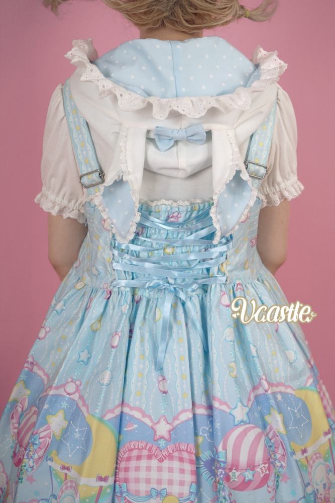 V-castle Bunny Ear Hooded Lolita Knitted Cardigan 6 Colors