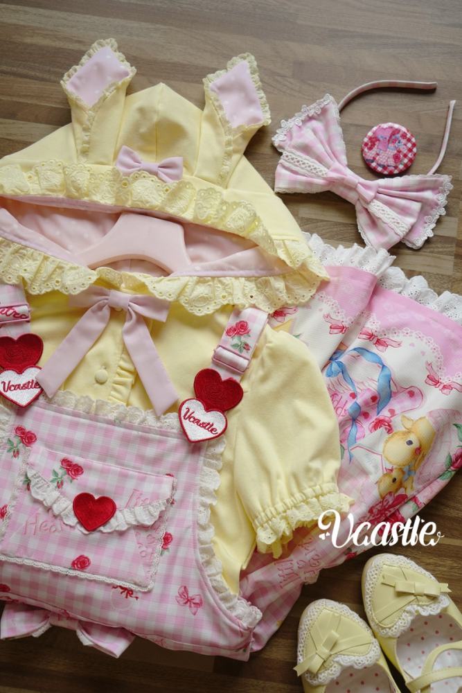 V-castle Bunny Ear Hooded Lolita Knitted Cardigan 6 Colors