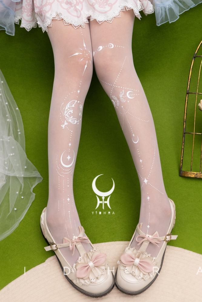Yidhra ~Butterfly Under The Moon~ Lolita Tights 20D