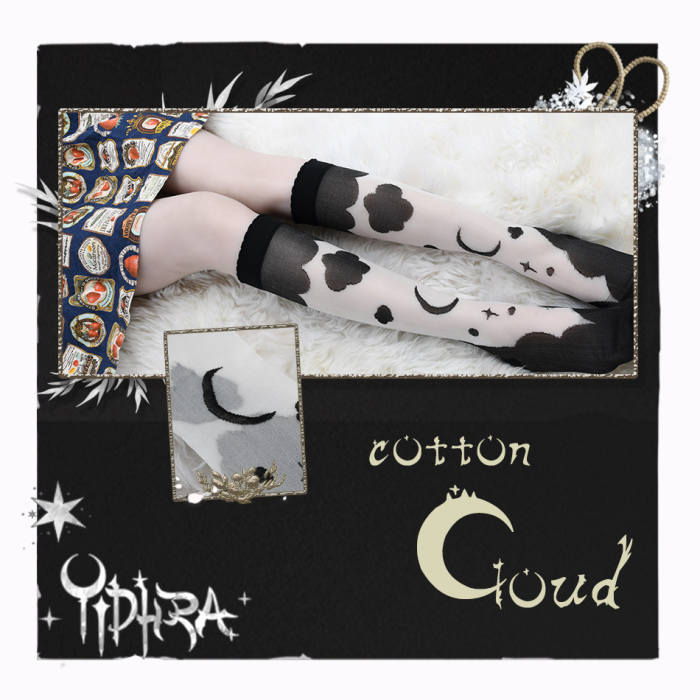 Yidhra Dream The Witch~Cotton Cloud~Lolita Knee-High Socks