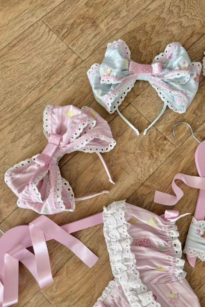 The Dolls Daydream ~Summer Ice Cream~ Lolita Headdress and Wristcuffs