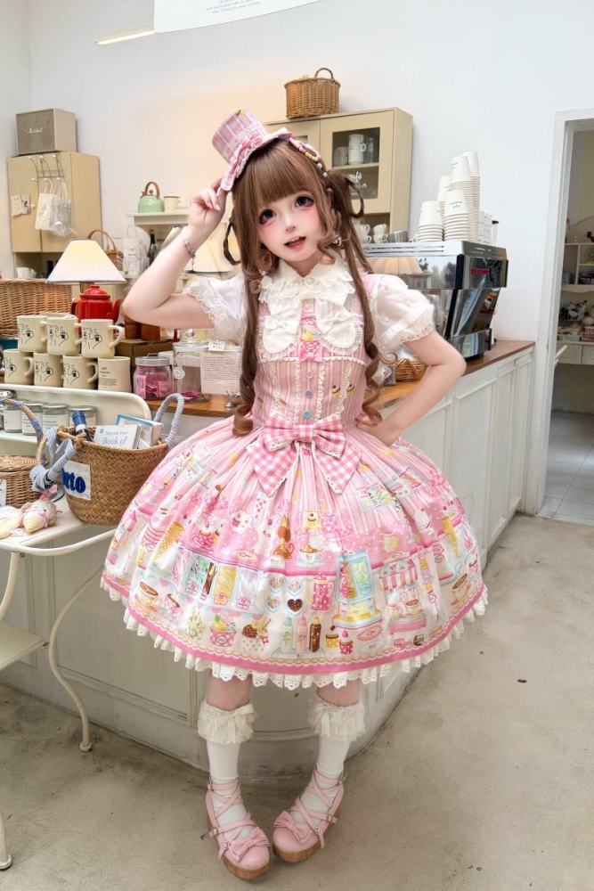 The Dolls Daydream ~Summer Ice Cream~ Lolita Headdress and Wristcuffs