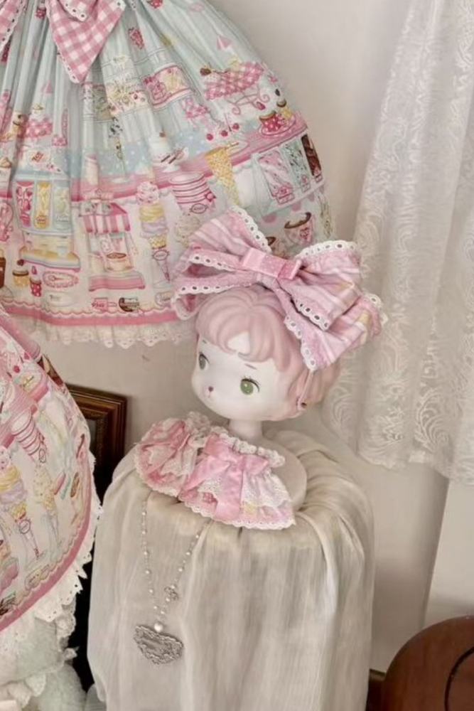 The Dolls Daydream ~Summer Ice Cream~ Lolita Headdress and Wristcuffs