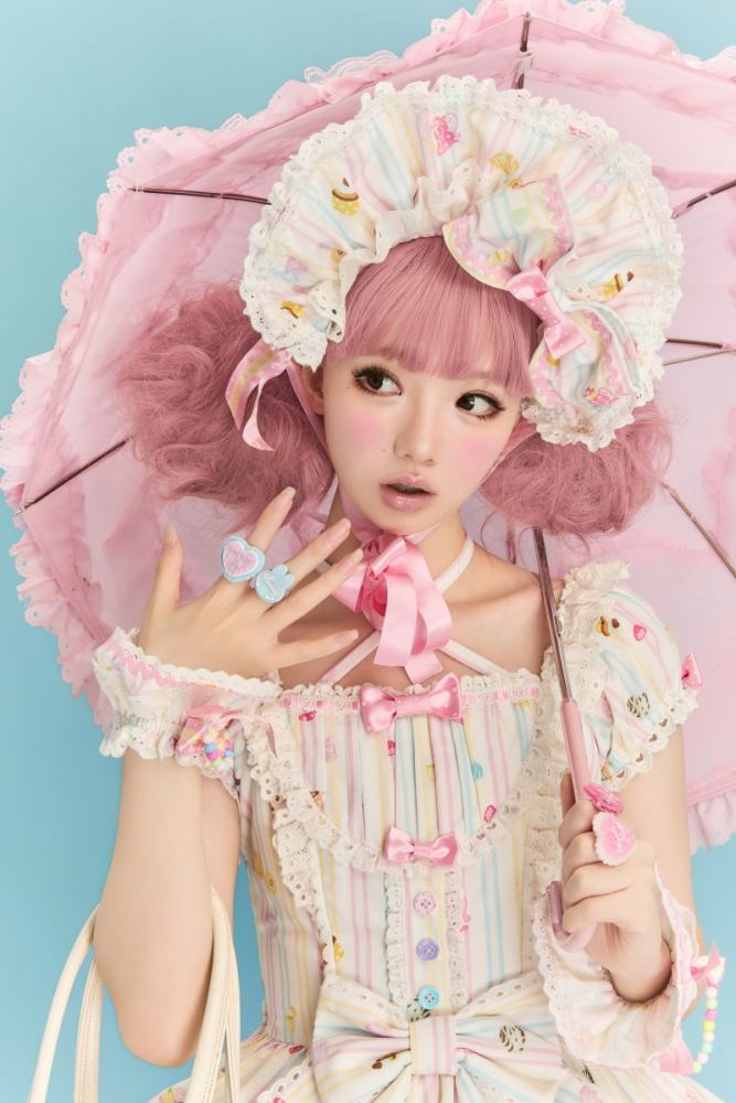 The Dolls Daydream ~Summer Ice Cream~ Retro Print Lolita JSK and OP
