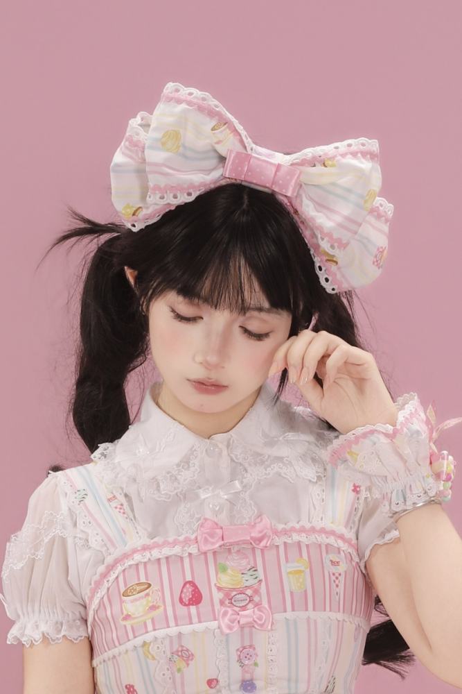 The Dolls Daydream ~Summer Ice Cream~ Lolita Headdress and Wristcuffs