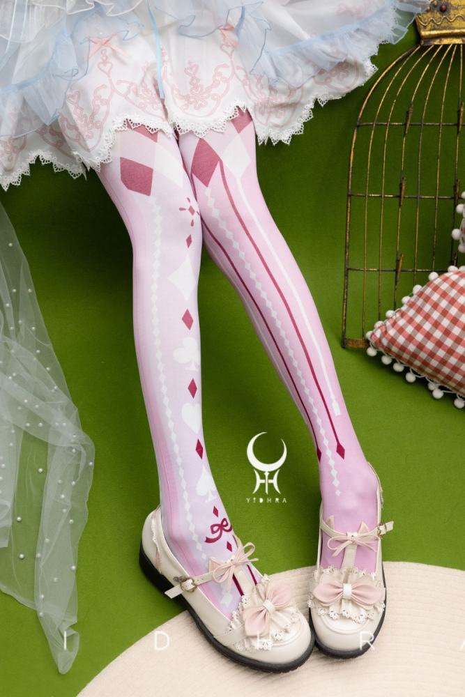 Yidhra Alice World Story Lolita Colored Tights 5 Colors