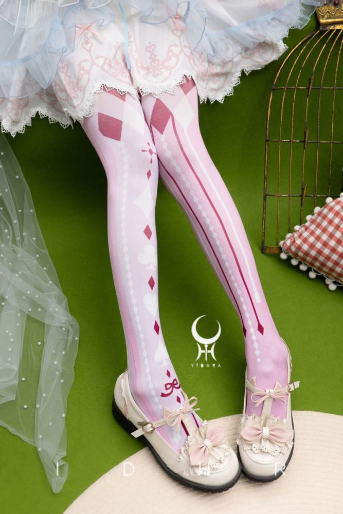 Yidhra Alice World Story Lolita Colored Tights 5 Colors