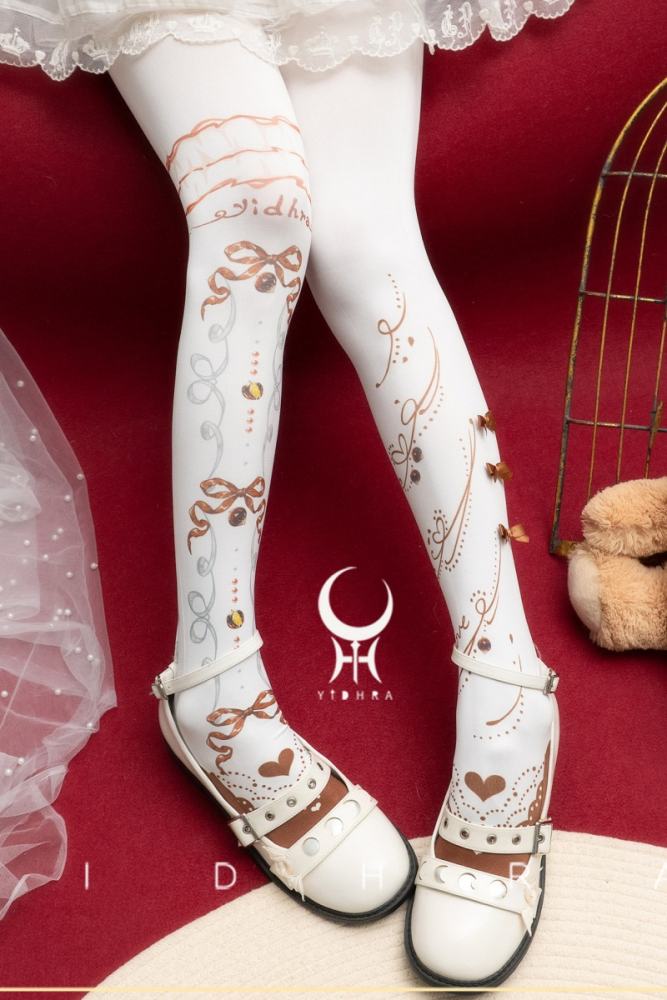 Yidhra ~Fruit Story~ Sweet Lolita Tattoo Pantyhose