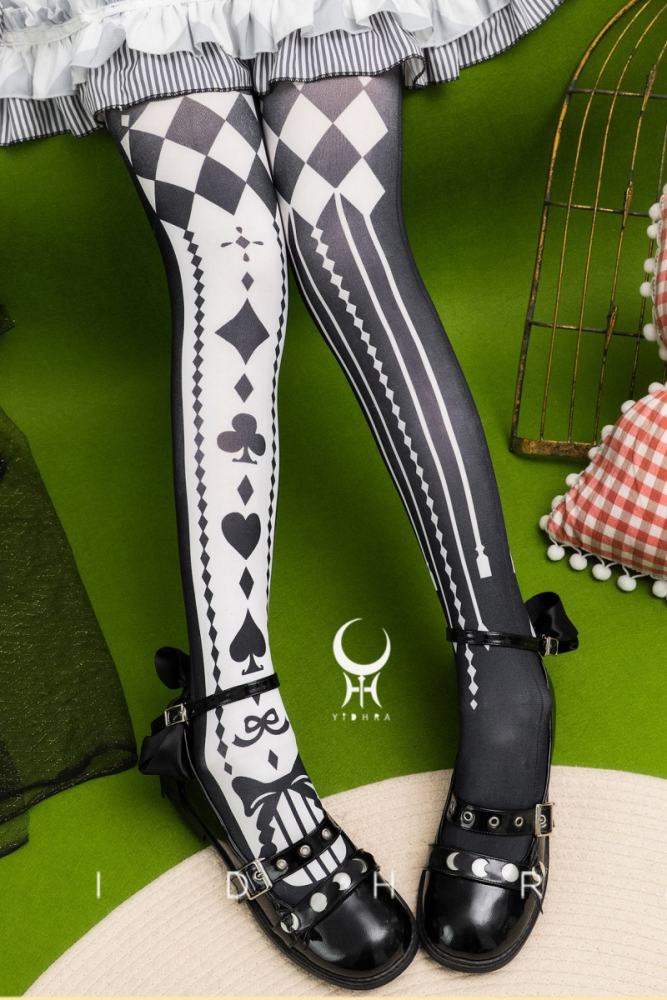 Yidhra Alice World Story Lolita Colored Tights 5 Colors