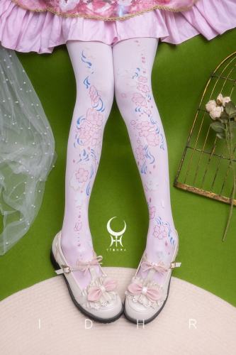 Yidhra Cherry Blossom Lolita Colored Tights 120D