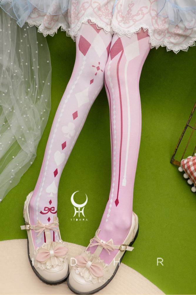Yidhra Alice World Story Lolita Colored Tights 5 Colors